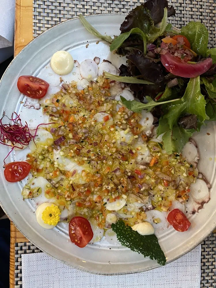 Carpaccio de Poulpe