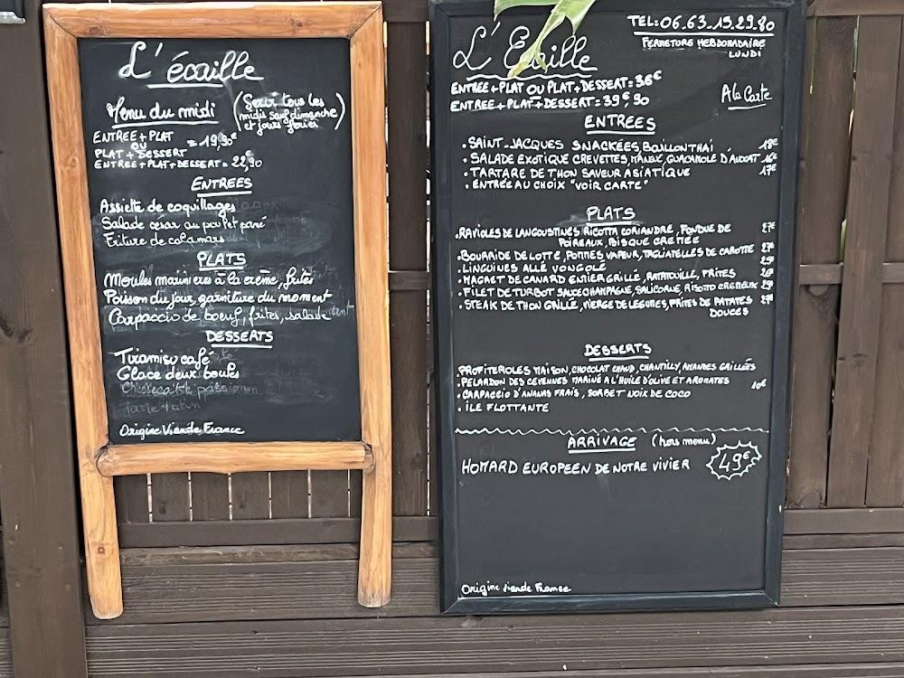 L Ecaille - Menu Image 1